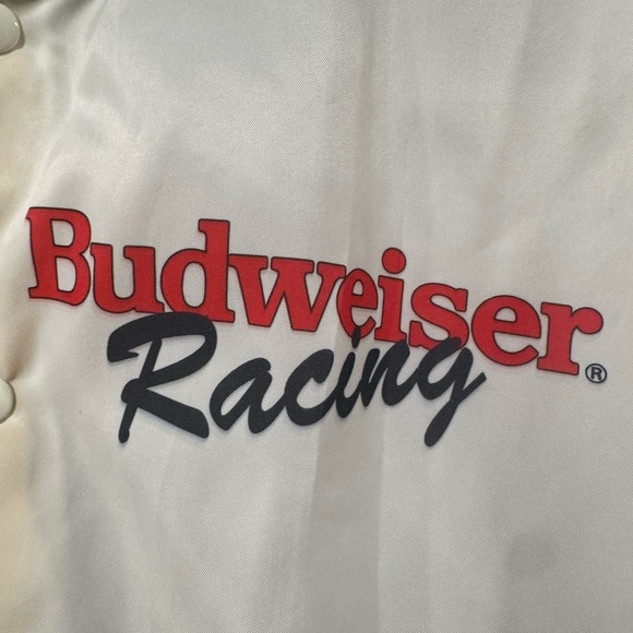 Vintage Budweiser Racing F1 Fanimation Chalk Line Jacket - Picture 7 of 10